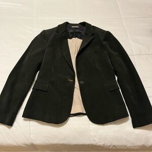 Zara Velvet Black Women's Blazer